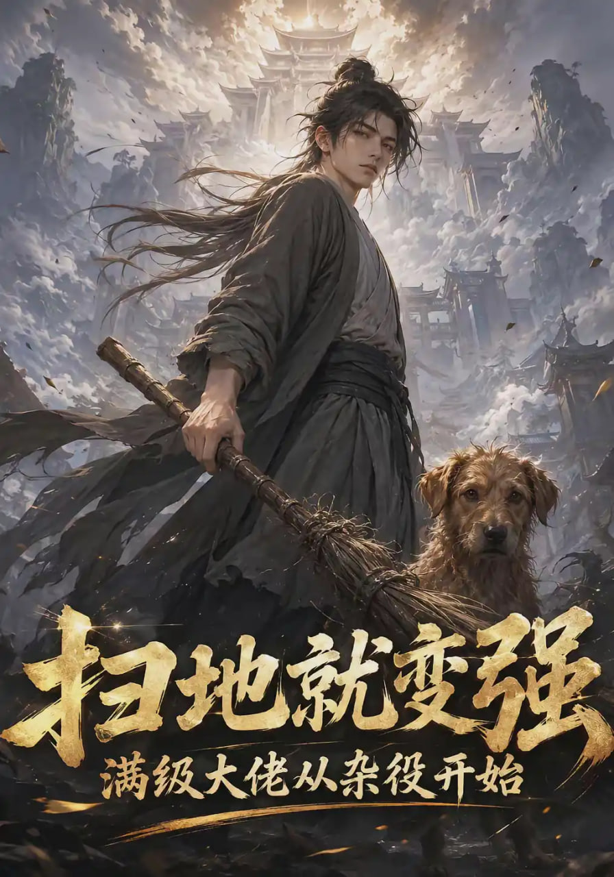 扫地就变强：满级大佬从杂役开始封面图